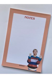 Hara Company Bts Namjoon A5 Çizgisiz Orta Boy Beyaz Not Defteri