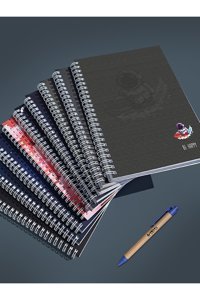 Artnots A5 Çizgisiz Spiralli Orta Boy Çok Renkli Set Not Defteri