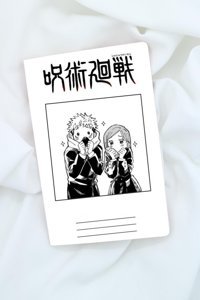 Anime Marketi Jujutsu Kaisen A5 Çizgisiz Orta Boy Lacivert Not Defteri