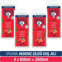 Le Petit Marseillais Akdeniz Çileği Aromalı Nemlendirici Duş Jeli 4x650 ml