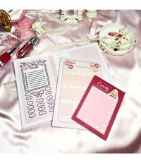 Merccuri Crafts A4 Çizgisiz Düz Büyük Boy Pembe Set Not Defteri