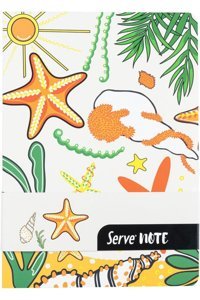 Serve Note A5 Çizgili Orta Boy Sarı Not Defteri