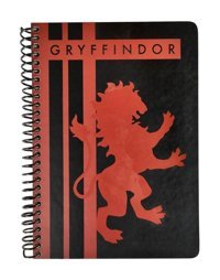 Sihir Dükkanı Harry Potter A5 Çizgili Orta Boy Kırmızı Not Defteri