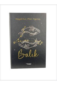 By Cappi Burç A5 Çizgili Orta Boy Kahverengi Not Defteri
