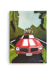 Pulp Classics A5 Çizgili Küçük Boy Kırmızı Not Defteri