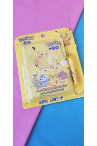 Şengül Ticaret Pikachu Pokemon Kalemli A7 Renkli Küçük Boy Çok Renkli Not Defteri