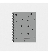 Tabby Design Geometrik A4 Çizgisiz Büyük Boy Çok Renkli Not Defteri
