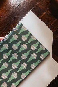 Creative Crush Co. A5 Çizgisiz Orta Boy Yeşil Not Defteri