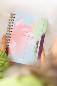Matt Notebook A5 Kareli Orta Boy Çok Renkli Not Defteri