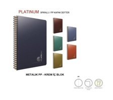 Gıpta Platinum A4 Çizgili Büyük Boy Çok Renkli Not Defteri