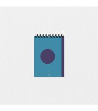 Tabby Design Daire A6 Çizgisiz Orta Boy Çok Renkli Not Defteri