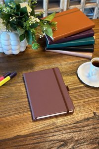 Victoria'S Journals Venzi A5 Noktalı Orta Boy Gül Kurusu Not Defteri