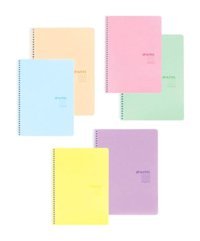 Nohar Pastel B5 Renkli Spiralli Küçük Boy Çok Renkli 6'lı Set Not Defteri