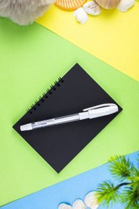 Shopifav A6 Çizgisiz Küçük Boy Siyah Not Defteri