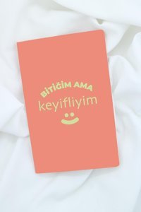 Anime Marketi Bitiğim Ama Keyifliyim A5 Çizgisiz Orta Boy Çok Renkli Not Defteri