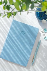 Matt Notebook A5 Noktalı Orta Boy Mavi Not Defteri