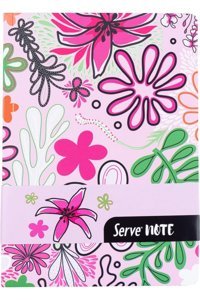 Serve Note A5 Çizgili Orta Boy Pembe Not Defteri