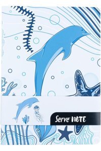 Serve Note A5 Çizgili Orta Boy Mavi Not Defteri