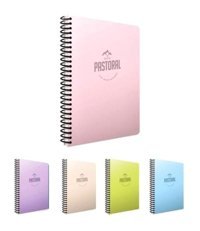 Gıpta Pastoral 3618 A6 Kareli Küçük Boy Pembe Not Defteri