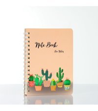 Beenotes Kaktüs A5 Noktalı Orta Boy Çok Renkli Not Defteri