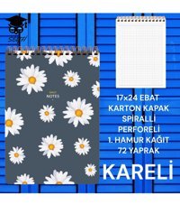 Seyfikirtasiye B5 Kareli Orta Boy Çok Renkli Not Defteri