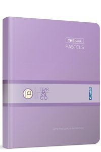Gıpta The Book Pastel A4 Kareli Büyük Boy Mor Not Defteri