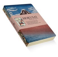 Retronote Hokusai A6 Çizgisiz Düz Küçük Boy Mavi 4'lü Set Not Defteri