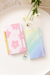 Matt Notebook Kalemli A6 Çizgili Lastikli Küçük Boy Mavi 2'li Set Not Defteri
