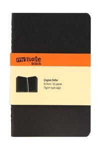 Mynote A5 Çizgisiz Orta Boy Beyaz Not Defteri