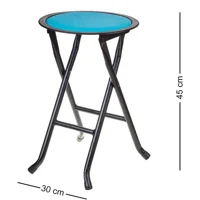 Nehar Home Plastik Katlanır Kamp Taburesi Turkuaz