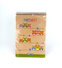 Gıpta Craft Notes A5 Kareli Büyük Boy Yeşil Not Defteri