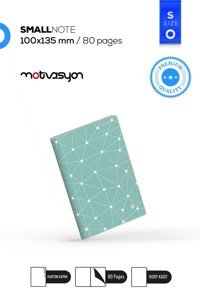 Motivasyon Yayınları Geo A5 Çizgisiz Orta Boy Yeşil Not Defteri