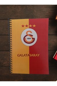 Algitsin Galatasaraylı B5 Kareli Orta Boy Kırmızı Not Defteri