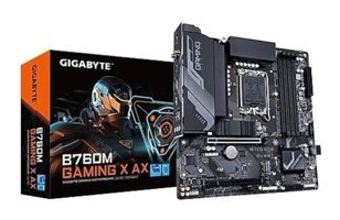 Gigabyte B760M Gaming X AX 1.1 Wi-Fi Intel B760 7600 MHz (OC) DDR5 Soket 17000 mATX Anakart