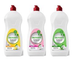 Actisoft Ekstra Aloe Vera-Limon Kokulu Sıvı El Bulaşık Deterjanı 3x750 ml