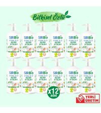 Sır Bio Bitki Özü Kokulu Organik Sıvı El Bulaşık Deterjanı 12x1000 ml