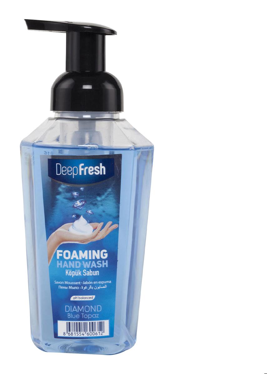 Deep Fresh Diomond Blue Topaz Okyanus Ferahlığı Nemlendiricili Parabensiz Alkolsüz Köpük 400 ml Sıvı Sabun