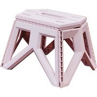 Sunsky Plastik Katlanır Kamp Taburesi Pembe