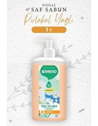 Siveno Portakallı Organik Nemlendiricili Alkolsüz Vegan 1 lt Sıvı Sabun