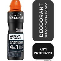 L'Oréal Paris Expert Carbon Protect Pudralı Ter Önleyici Antiperspirant Sprey Erkek Deodorant 150 ml