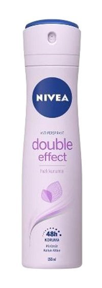 Nivea Double Effect Mor Düşler Pudralı Ter Önleyici Sprey Kadın Deodorant 24x150 ml