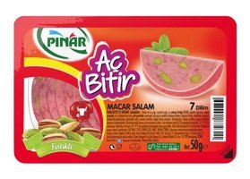 Pınar Aç Bitir Fıstıklı Macar Salam 50 gr