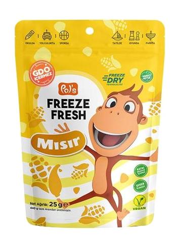 Pol'S Freeze Fresh Kukuli Mısır 25 gr