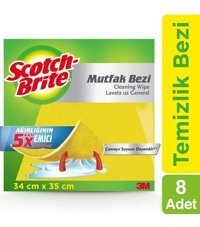 Scotch Brite 8'li Temizlik Bezi