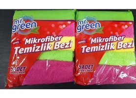 Mr Green Mikrofiber 2x5'li Temizlik Bezi