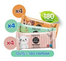 Papilion Kids2go 180 Yaprak 12'li Islak Mendil