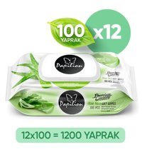 Papilion Aloe Vera 1200 Yaprak 12'li Islak Mendil