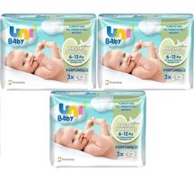 Uni Baby Hassas 468 Yaprak 9'lu Islak Mendil