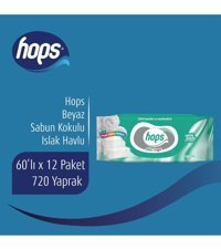 Hops 720 Yaprak 12'li Islak Mendil