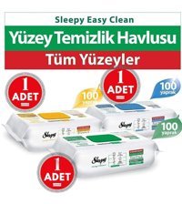 Sleepy Karma 300 Yaprak 3'lü Islak Mendil